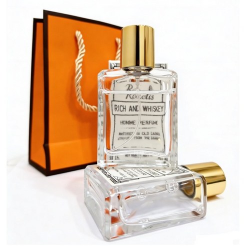 [Roxelis] Rich and Whiskey Homme Perfume 리치앤드위스키 향수(고급쇼핑백 증정), 1개, 50ml
