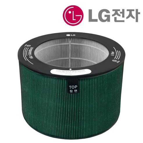 LG 퓨리케어 오브제컬렉션 360도 공기청정기 알파UP G 필터 샌드 베이지 AS353NS3A, AS353NS3A LG정품 G필터