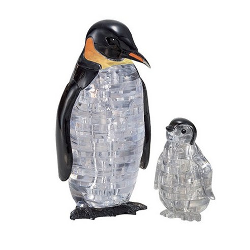 3D 크리스탈 퍼즐 팽귄가족(2 Penguins), 1개