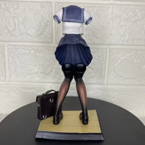 투명인간 피규어 여고생 세일러복 인형 17cm 소품, 1개
