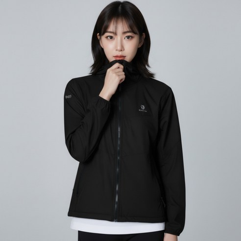 블랙야크 여성 바람막이 자켓 경량 후드 러닝 등산 간절기 방풍