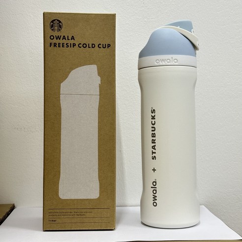 오왈라 FreeSip 프리십 인슐레이티드 텀블러 24oz 32oz, 710ml, 48, 1개