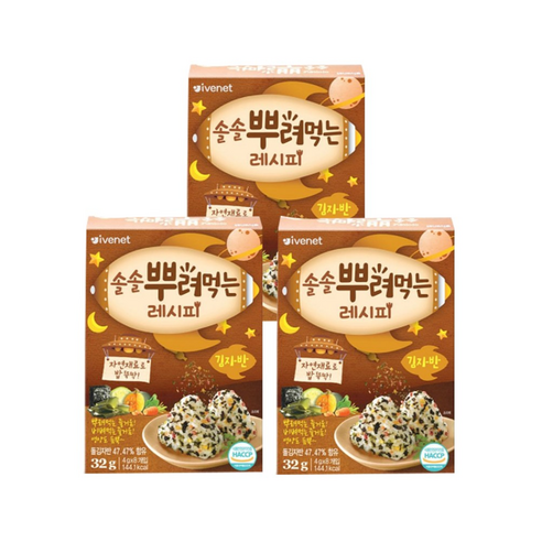 아이배냇 솔솔 뿌려먹는 레시피, 김자반, 32g, 3개