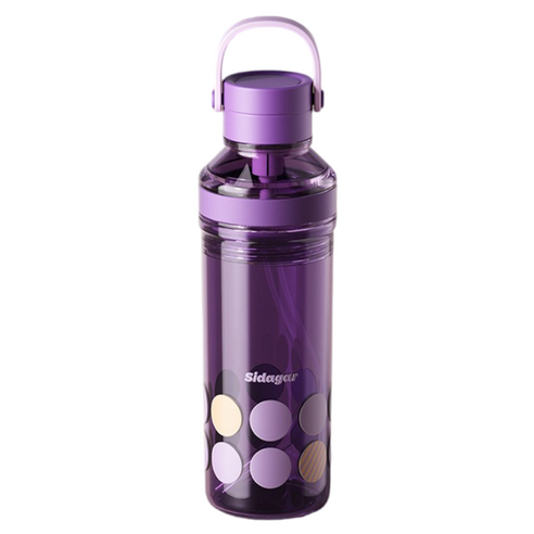 스타플러스 트라이탄 시다가르 월드 피넬리아 스트로 보틀 630ml, 1개, 퍼플