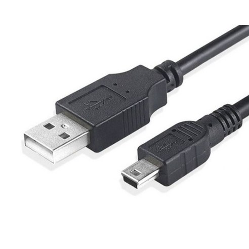 엠앤씨 10개입 USB 미니 5핀 케이블 외장하드 디지털카메라 하이패스 톡톡펜 명꼬펜 충전 연결선 1M, 10개