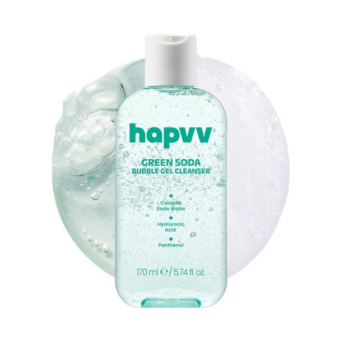 햅브 hapvv 그린 소다 버블 젤 클렌저 170ml 실사용 후기 | 효과 있을까? 썸네일