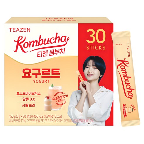 티젠 콤부차 요구르트 제품 패키지