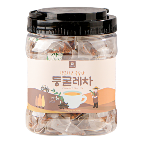 [국산 100%] 미담식품 향긋하고 구수한 둥굴레차 티백, 1개, 100개입, 1g