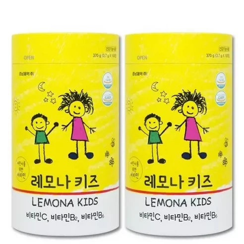 하프클럽/기타 레모나키즈 츄어블 씹어먹는 어린이 비타민C 100정 2개 - 비타민/건강식품