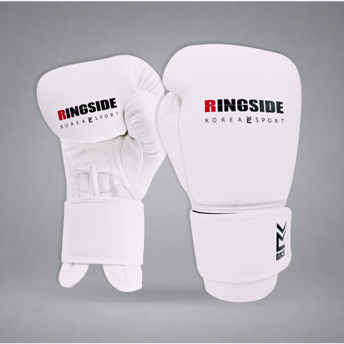 링사이드코리아 케나인 복싱글러브 / 스파링 MMA 격투기 킥복싱 권투 장갑, 화이트(설풍)