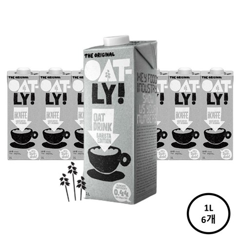 오틀리 바리스타 에디션 귀리음료, 1L, 6개
