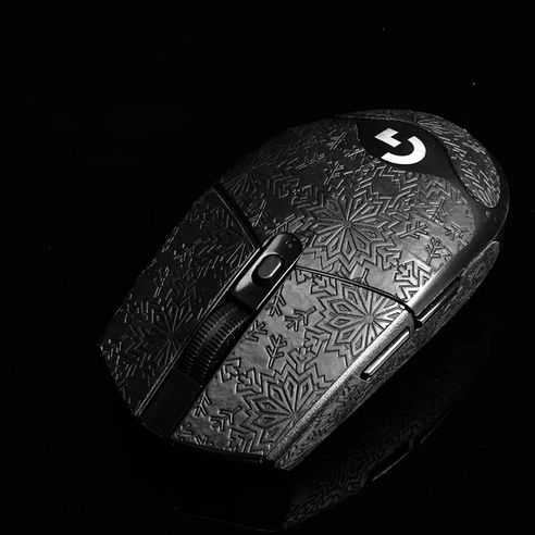 라나야 로지텍 마우스 그립테이프 G304 G102 풀커버, 1개, 스노우 블랙
