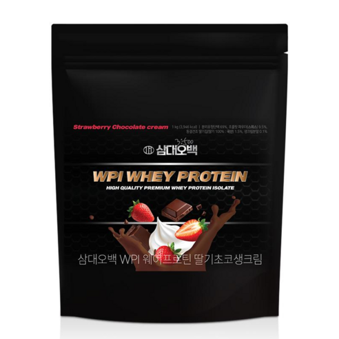 삼대오백 WPI 웨이 프로틴 단백질보충제 딸기초코생크림맛 1KG 운동러 솔직 후기 | 실사용 리뷰 썸네일