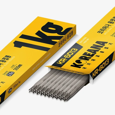국가대표용접기 코리아나 아크 전기 용접봉 2.6mm 파이 1kg 철용 소포장 ( KR-6013 ), 1개, KR-6013 2.6mmx1kg
