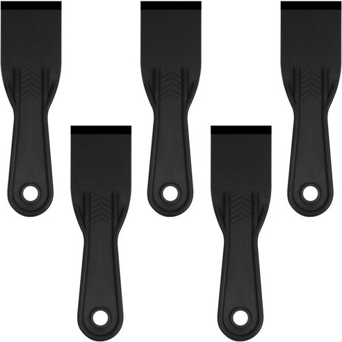 스크래퍼 껌칼 퍼티 나이프 5 PCS 플라스틱 2인치 유연 페인트 스크레이퍼 도구로 건식 벽체 도장 세트 패치 블랙 - 헤라 ...