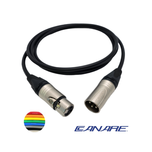 카나레 뉴트릭 커넥터 고음질 XLR 마이크 케이블 캐논 L-2T2S 1m-30m, 검정 / 1m(1m미만은 배송메모란에 기입해주세요)
