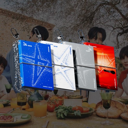 [홀로그램 슬리브 증정] (스타포카마켓) 투모로우바이투게더 정규4집 별의 장: TOGETHER 투게더 미니북 키링 버전