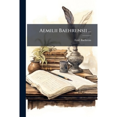 (영문도서)Aemilii Baehrensii ...: Miscellanea Critica Paperback, Nabu Press, English, 9781245605427