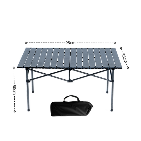 크크라이프 알루미늄 디럭스 롤 캠핑 테이블 이미지 2