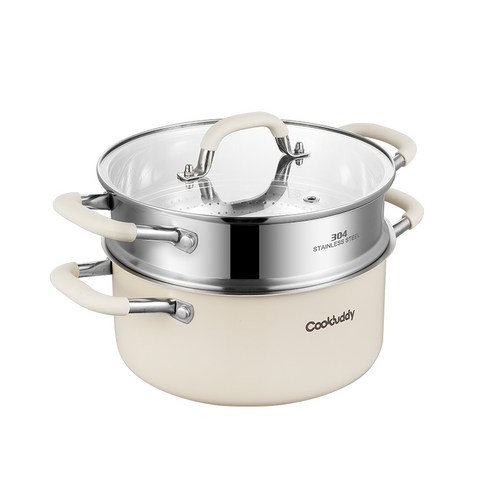 'CookBudd 304 스텐 찜기 바이노럴 외모가 좋다 찜기냄비' 최저가 검색, 최저가 33,210원 - 할인 알림