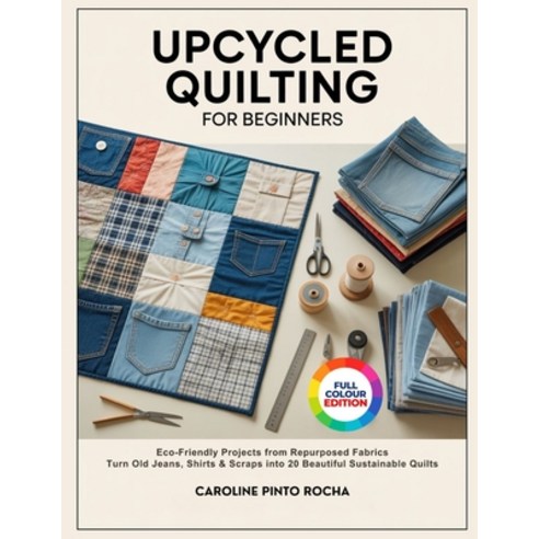 (영문도서)Upcycled Quilting for Beginners: Eco-Friendly Projects from Repurposed Fabrics T... Paperback, Independently Published, English, 9798196652370