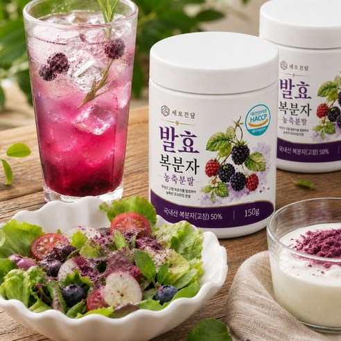 고창 복분자 분말 100% 데일리섭취세트 전용계량스푼 포함 국산 발효 복분자 농축 가루 150g, 1세트 이미지 3