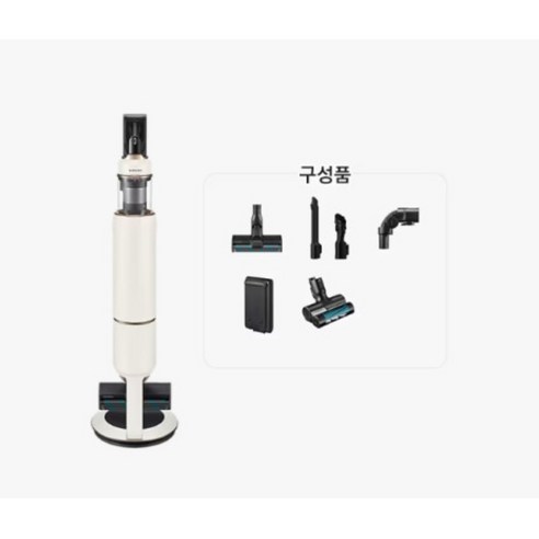삼성전자 BESPOKE 제트 스틱청소기 220W 고객직접설치, 산토리니 베이지, VS20B956D2CE