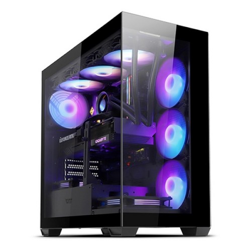DARKFLASH DARKFLASH DS900 ARGB 강화유리 블랙 (미들타워), 선택하세요 × 1개