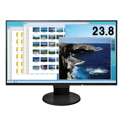 [Amazon.co.jp EV2451-RBKAZ2 한정]EIZO 23.8형 모니터(IPS프레임리스블루 라이트