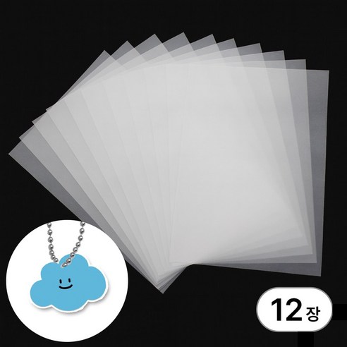 디심플 슈링클 종이, 12개, 반투명
