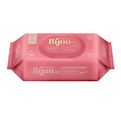 모나리자 데이비쥬 아쿠아 코랄 물티슈 캡 20매, 55g, 단품(1개입)