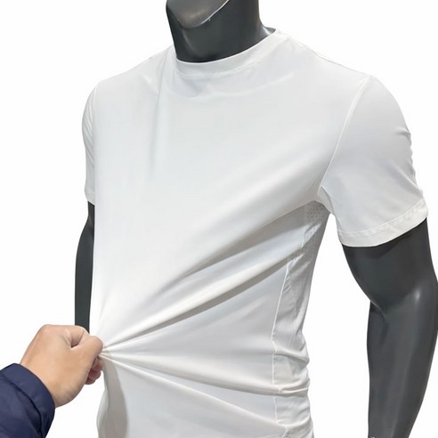 에너바디 남성 빅사이즈 퀵 쿨모션 메쉬 반팔티 기능성 남자 헬스 냉감 쿨링 운동 아이스실크 티셔츠 헬스 러닝