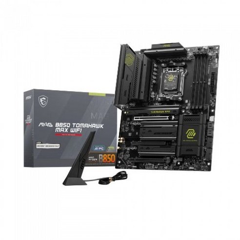 MSI MAG B850 토마호크 맥스 TOMAHAWK MAX WIFI MOTHERBOARD 메인보드, 1개