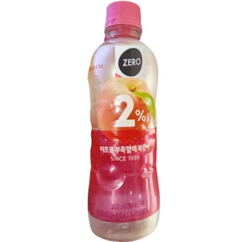 이프로 부족할때 제로 복숭아 500ml, 24개 맛있게 먹은 솔직 후기 - 상품 이미지 1
