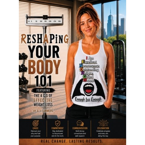 (영문도서)Reshaping Your Body 101: The 4 C's for Effective Weight Loss Hardcover, Auguste Moone Publishing, English, 9798240910883