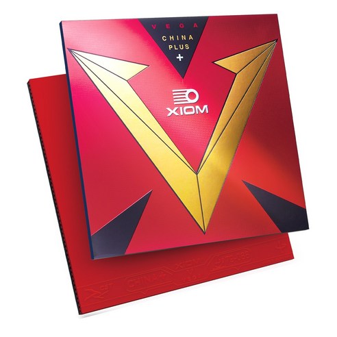 엑시옴(XIOM) 공식 본사 직영 탁구 러버 베가(VEGA) 차이나 플러스, max, 흑색, 1개