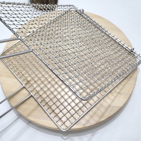 28.5cm x 28.5cm 국산 스텐 접석쇠 손잡이 석쇠 D1 이미지 4