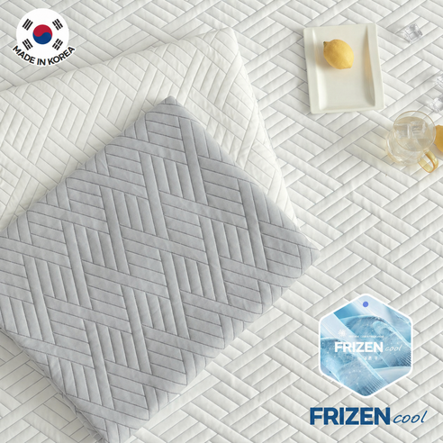 곰표쿨베어 국내생산 프리즌 여름 차가운 냉감패드 고정밴드 쿨매트, 그레이