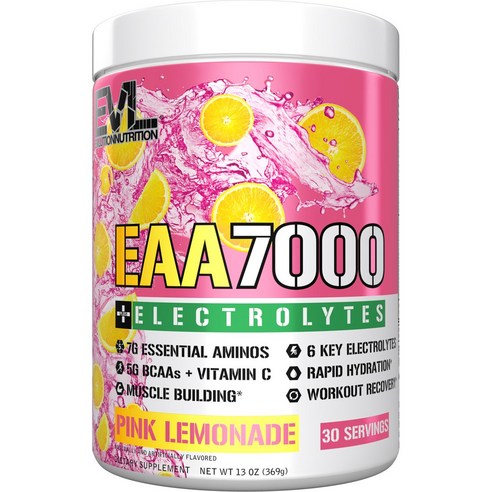EVLUTIONNUTRITION EAA7000 + 전해질 핑크 레모네이드... 맛있게 먹은 솔직 후기 - 상품 이미지 1