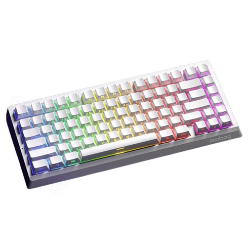 레오보그 A80RT RGB 유선 기계식 키보드, 제조사축, 회목 마그네틱축, 화이트