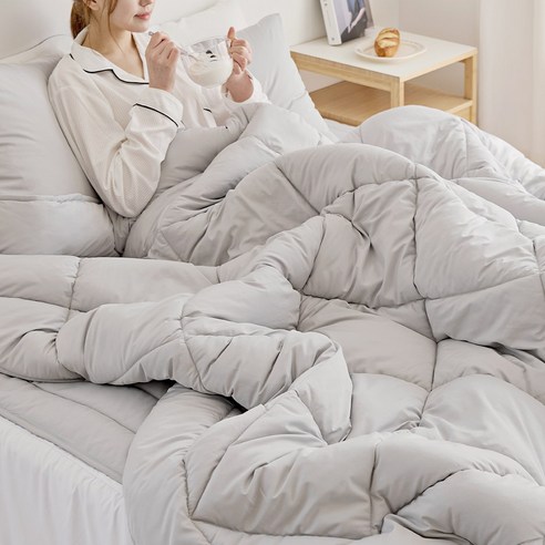 편안하고 건강한 수면 환경을 위한 디오프 항균 알러지케어 차렵이불