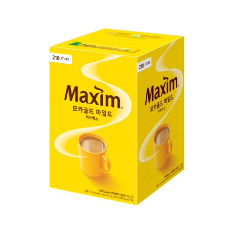맥심 모카골드 마일드 커피믹스, 12g, 210개입, 1개