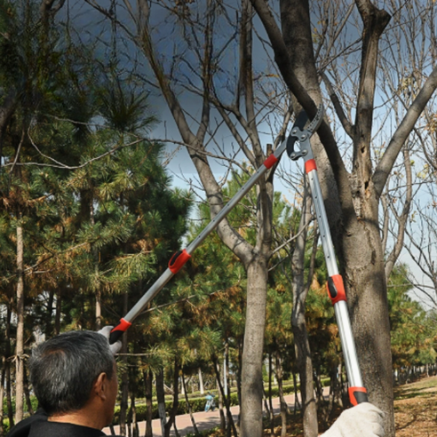 마켓마실 탄소강sk5 대형 원예 나무가지치기 고지가위 전지가위 잔디가위 전정가위, 1개