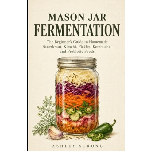 (영문도서)Mason Jar Fermentation: The Beginner's Guide to Homemade Sauerkraut Kimchi Pic... Paperback, Independently Published, English, 9798184478241