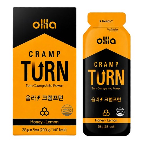 올라 크램프턴 5포 마라톤 에너지젤 러닝 자전거, 5개, 38g 5개, 38g