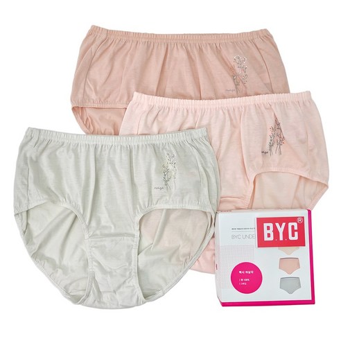 BYC 순면 100% 빅사이즈 여성 부인용 면스판 맥시 퀸즈 팬티
