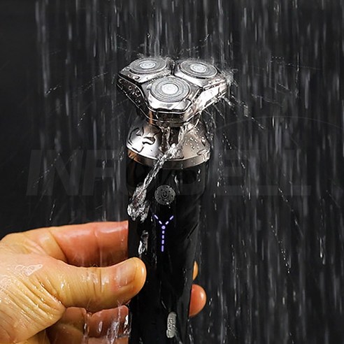 [TV홈쇼핑정품 인포벨]독일 몬타 3헤드 방수 전동 면도기 1세트 남자 남성 콧털 제거 바리깡 3 in 1 휴대용 트리머 이미지 2