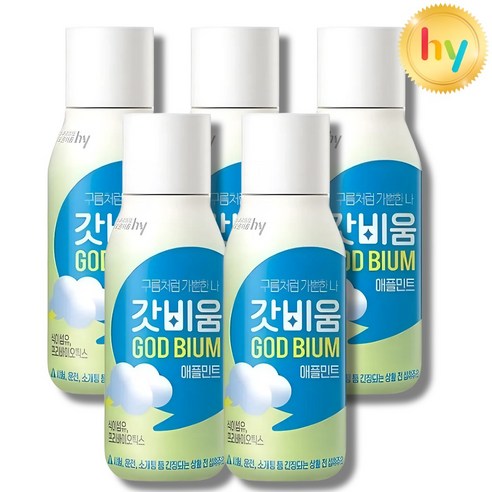한국야쿠르트 갓비움 애플민트 230ml 5개 230ml, 5개 이미지 1