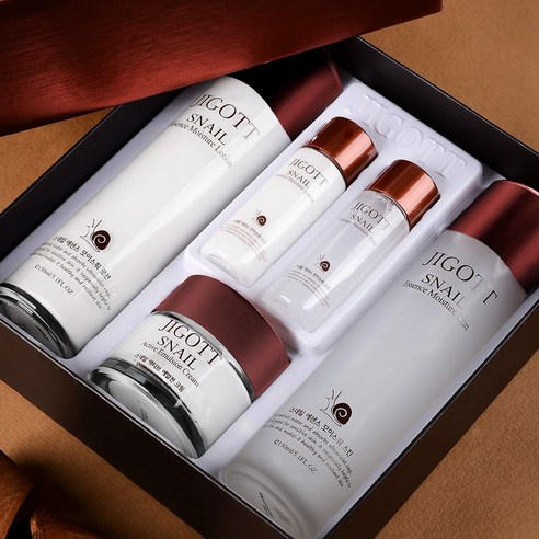 JIGOTT 스네일 모이스처 스킨 150ml + 로션 150ml + 크림... 솔직 후기 | 실사용자 리뷰 분석 - 상품 이미지 2