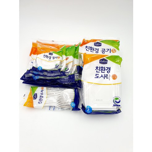 [크린랩]친환경용기 접시, 10개, 10개